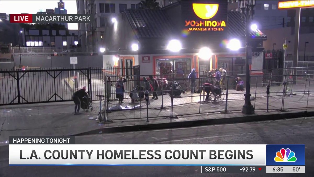 LA County homeless count begins – NBC Los Angeles