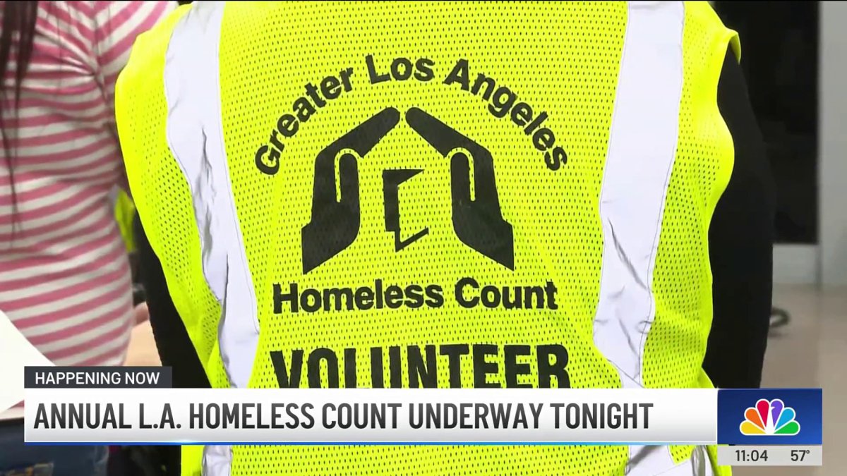 LA’s 2026 homeless count begins its first night – NBC Los Angeles