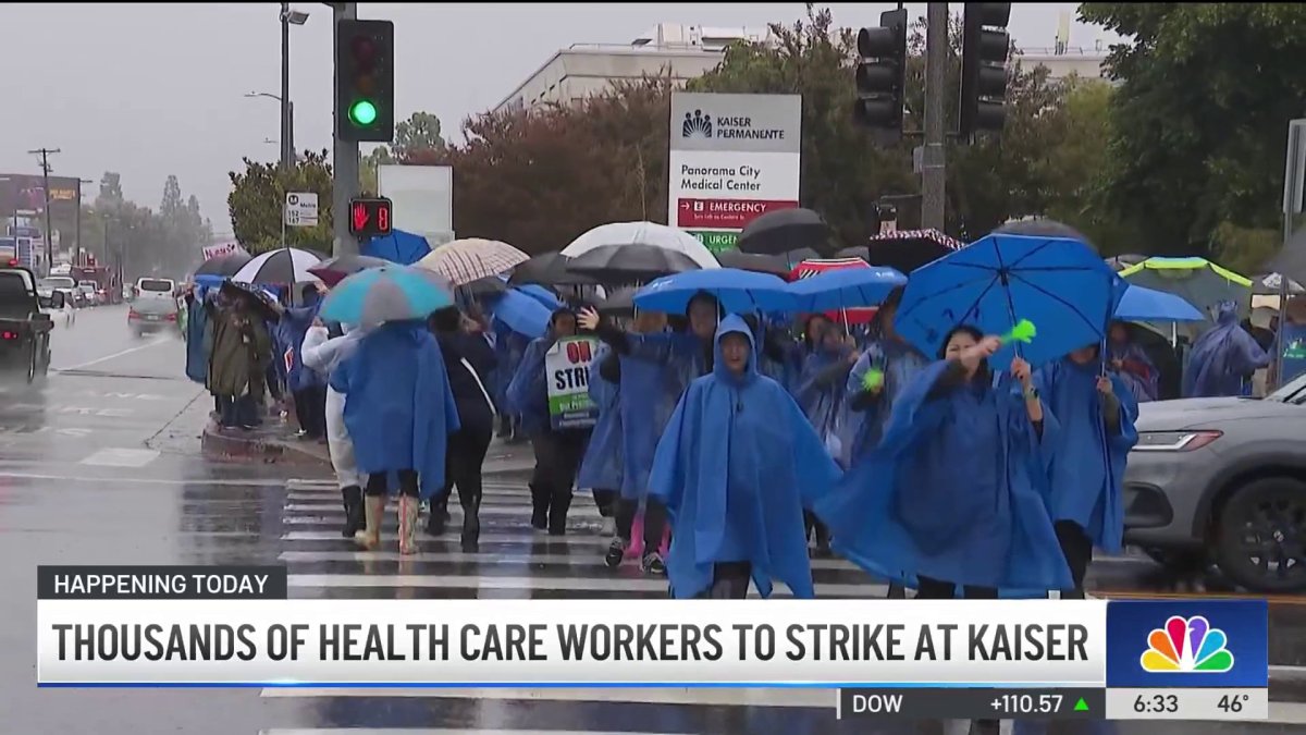 Thousands of health care workers to strike at Kaiser – NBC Los Angeles