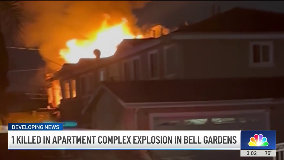 Deadly explosion: 1 person killed at Bell Gardens apartment complex ...