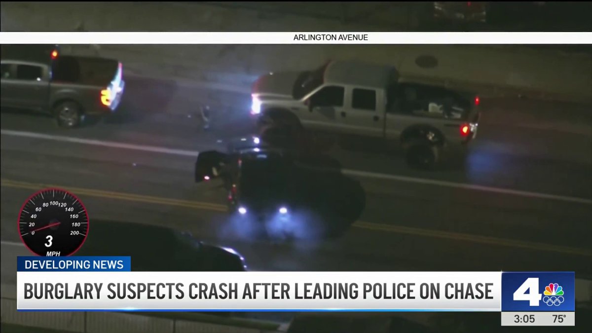 Burglary suspects lead police on chase in South LA – NBC Los Angeles