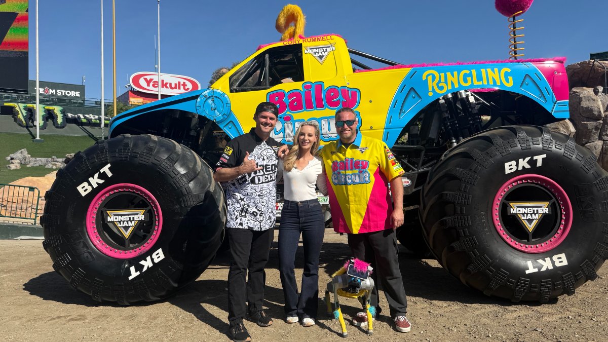 Monster Jam is roaring through Angel Stadium