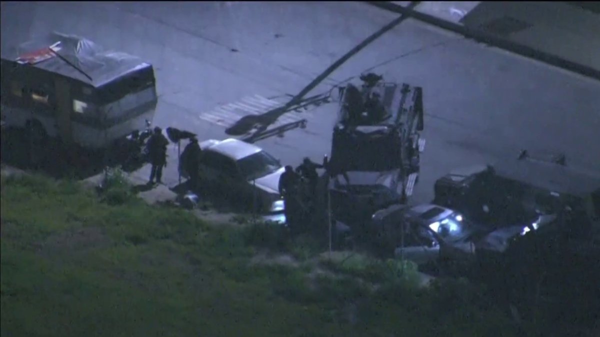 Man barricaded in car in North Hills