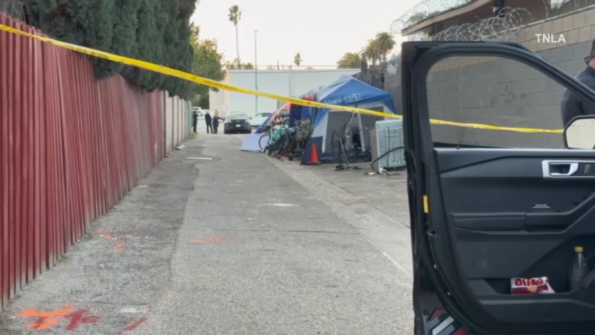 At least one person was dead and another was injured after gunfire erupted in Winnetka, the LAPD said.