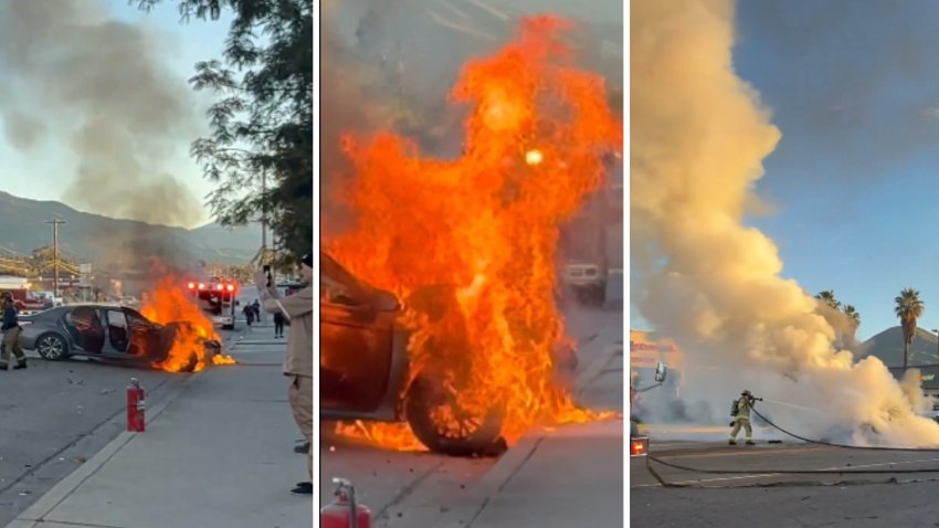 Fiery multi-car crash kills 2 people in San Bernardino – NBC Los Angeles