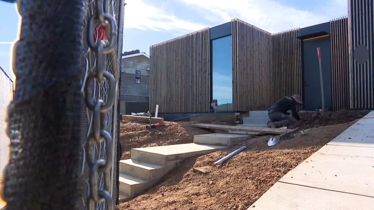 An 82-year-old woman who lost her home to the Palisades Fire last winter is soon moving into her new house, which has been made of fire-resistant materials...