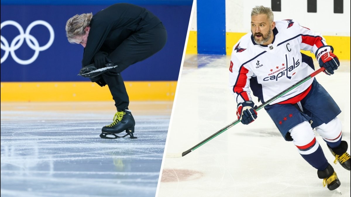 Ovechkin's assist to U.S. figure skater Ilia Malinin