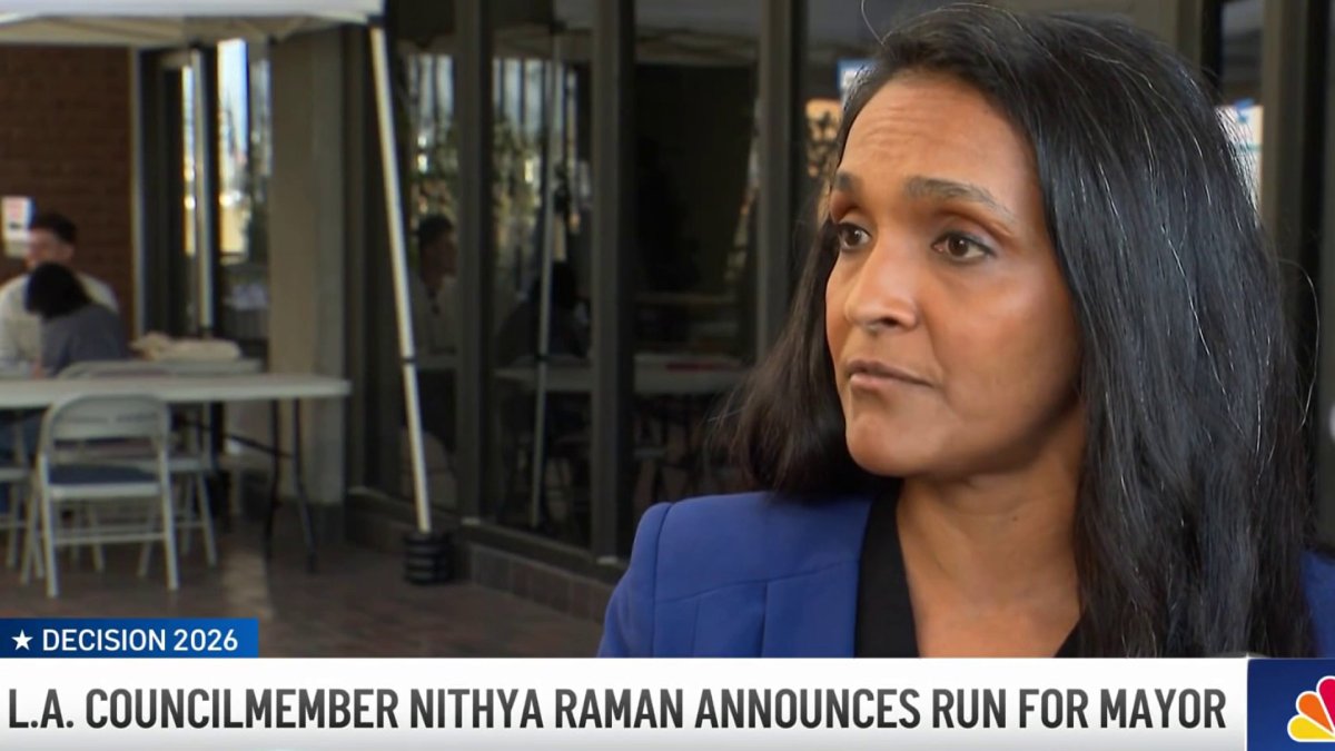 LA Councilmember Nithya Raman announces enters race for mayor – NBC Los ...