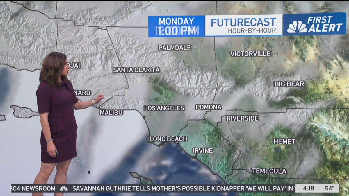 First Alert Forecast: Cooler temperatures – NBC Los Angeles