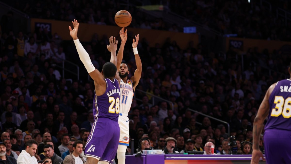 Watch highlights of Thunder’s 119-110 win over Lakers – NBC Los Angeles