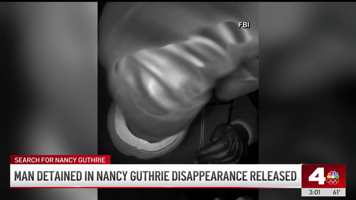 Person of interest released after being questioned in Nancy Guthrie ...