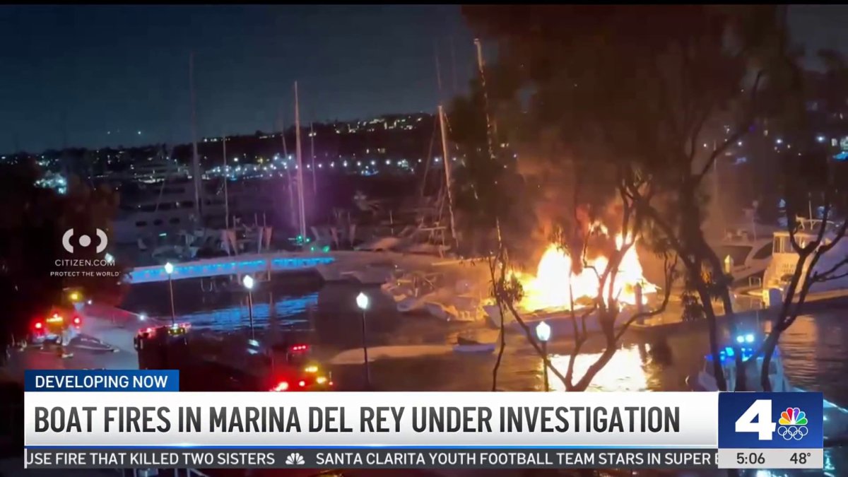 Boat fires in Marina del Rey under investigation – NBC Los Angeles