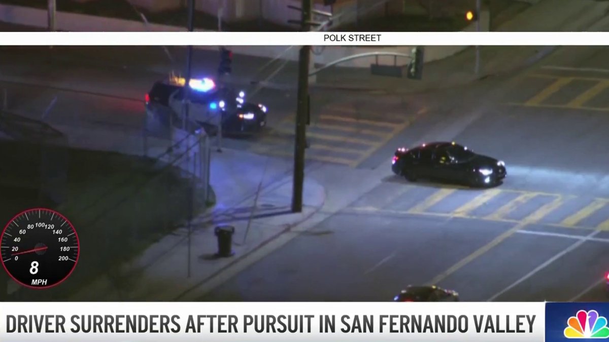 Suspect arrested after leading police on high-speed chase in San ...