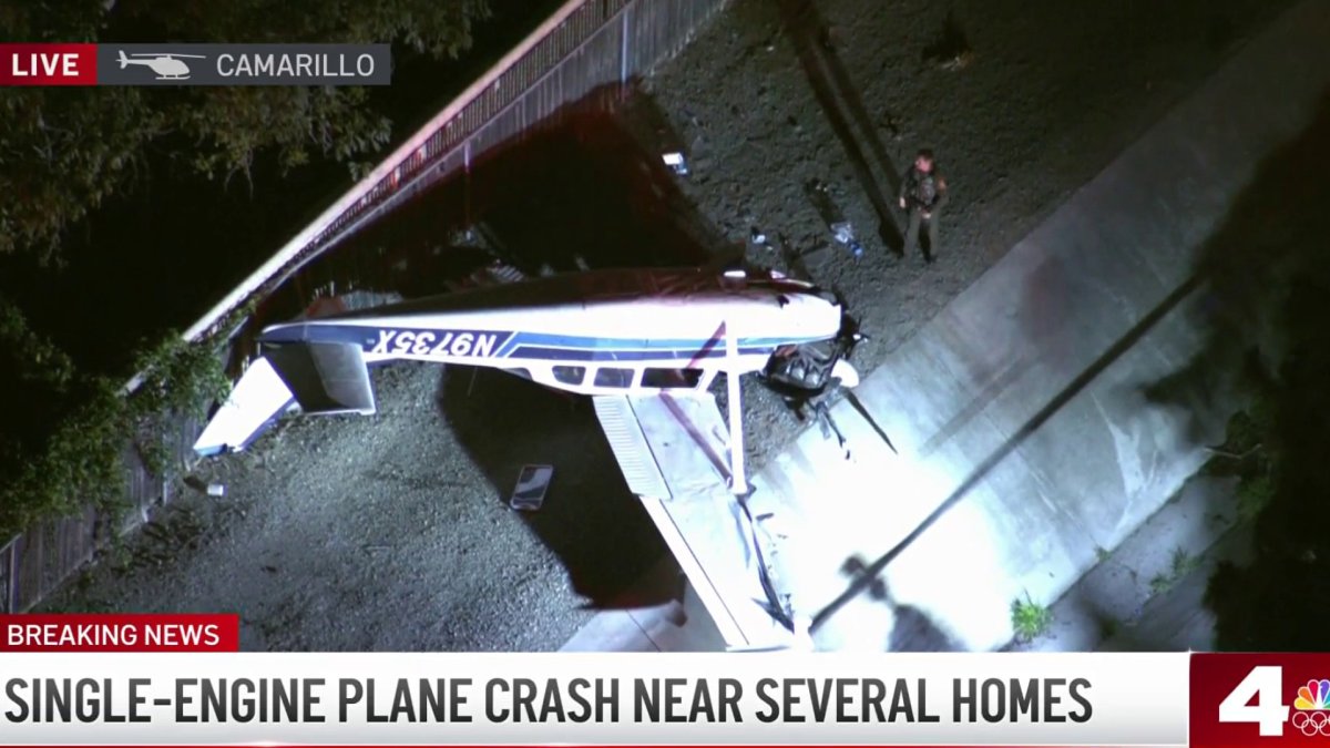 Small plane crashes in Camarillo – NBC Los Angeles