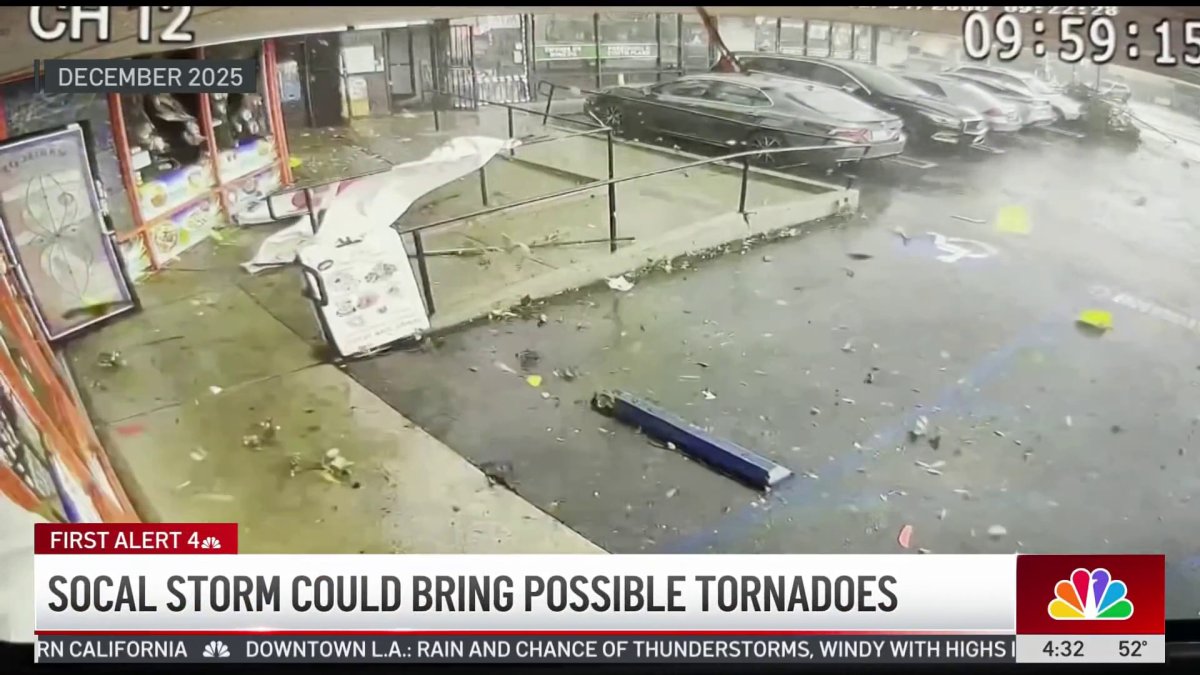 SoCal storm could bring possible tornadoes – NBC Los Angeles