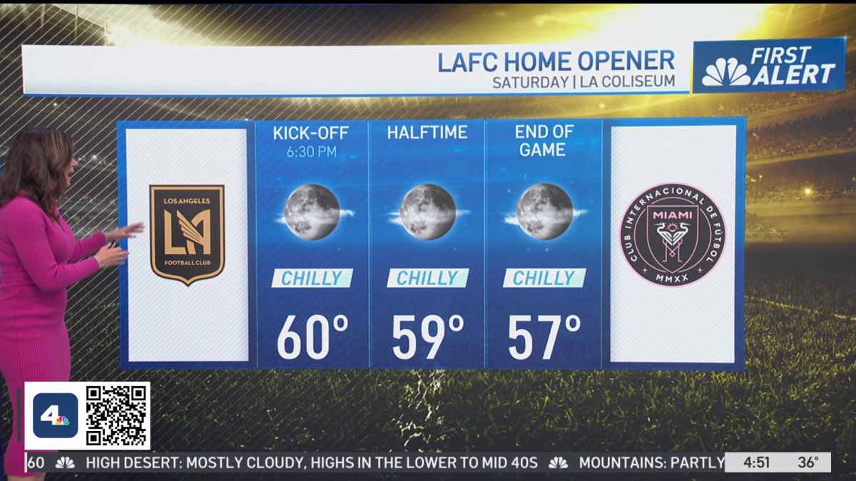First Alert Forecast: Cold morning – NBC Los Angeles