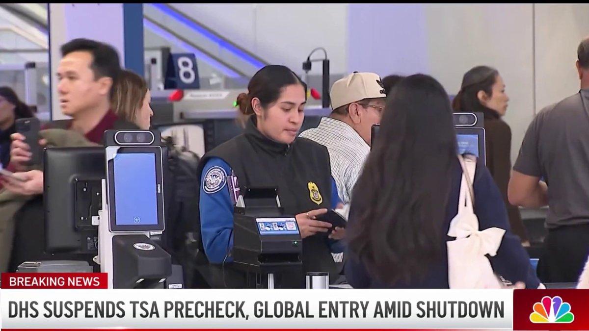 DHS suspends TSA PreCheck and Global Entry airport security programs ...