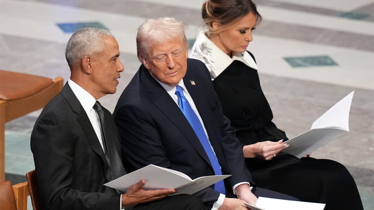 Trump removes a racist video depicting the Obamas as primates – NBC Los Angeles