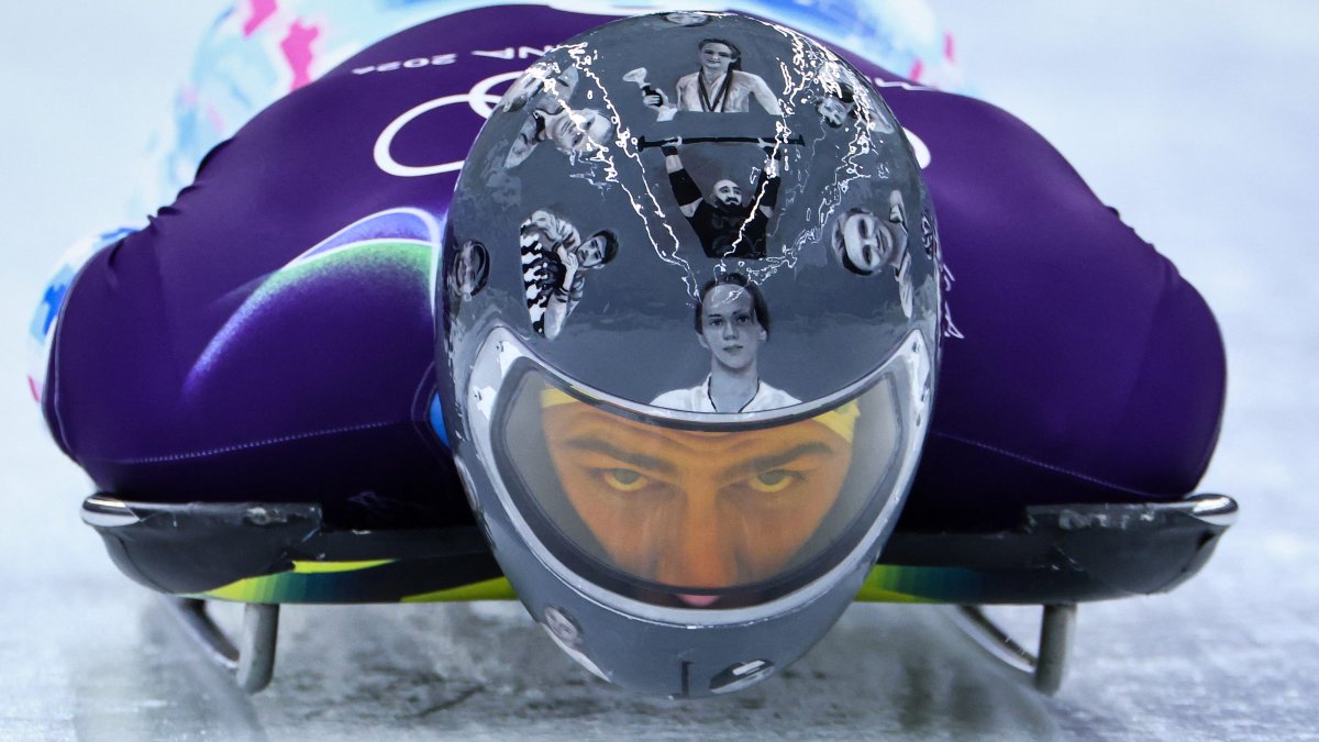 Ukrainian skeleton racer at Olympics says helmet tribute to fallen athletes won't be allowed
