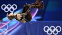 Ilia Malinin performs a backflip