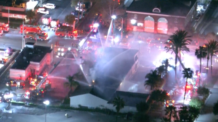 2 firefighters injured battling structure fire in Artesia – NBC Los Angeles