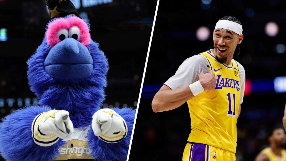 Lakers' Jaxson Hayes suspended 1 game for pushing Wizards' mascot