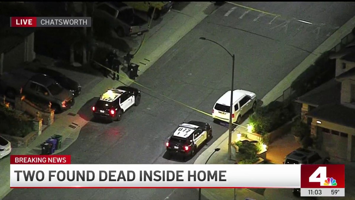 2 people found dead in Chatsworth home – NBC Los Angeles