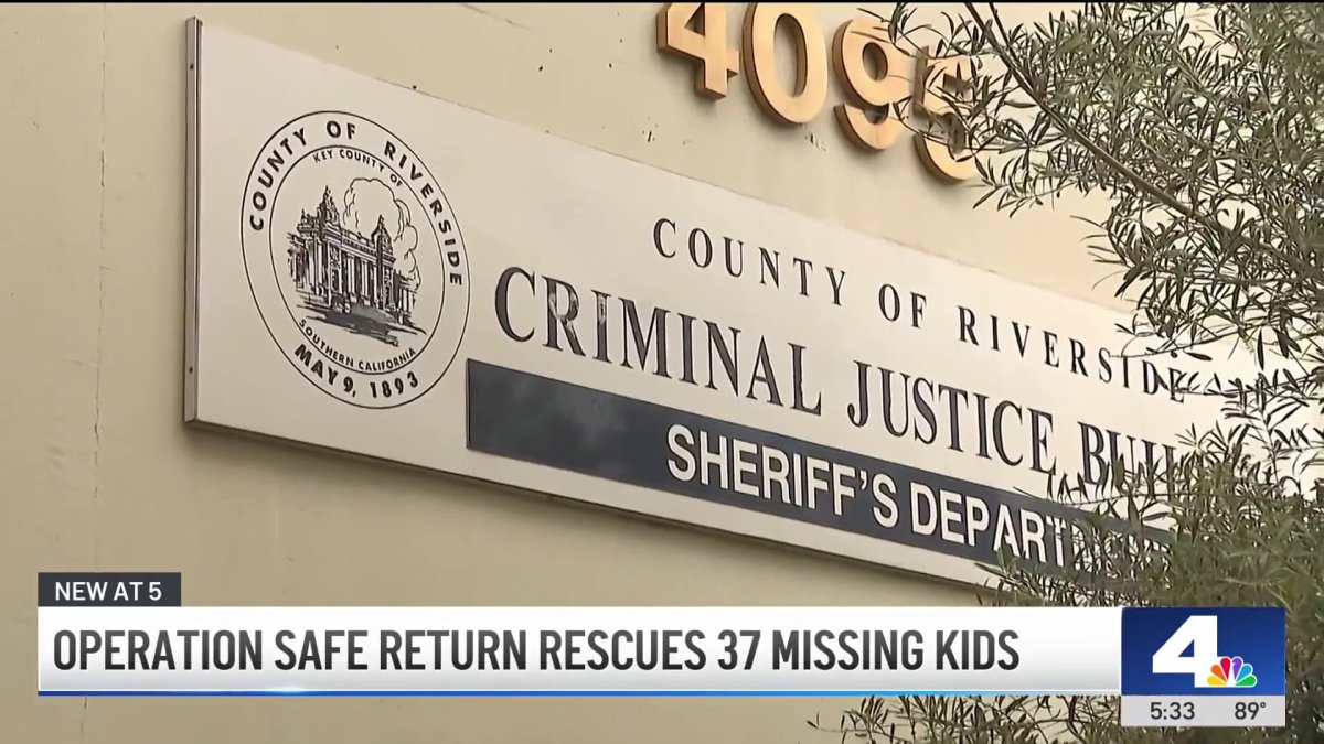 Nearly 40 missing teens found, rescued in Riverside County – NBC Los ...