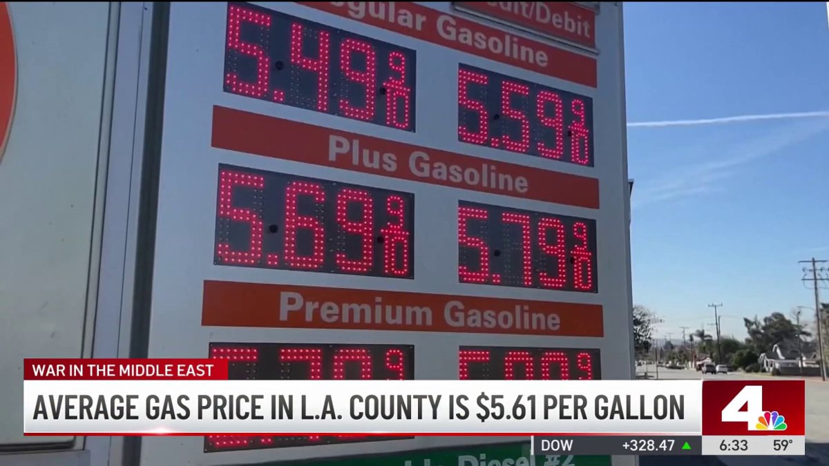 Southern California gas prices are on the rise – NBC Los Angeles