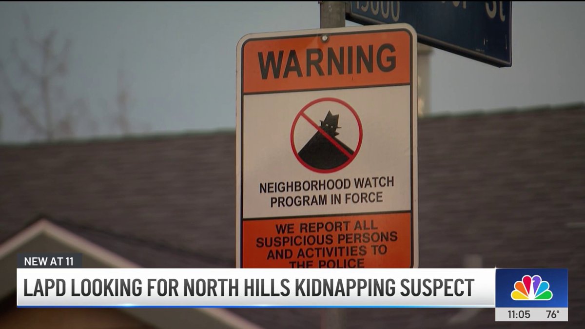 LAPD searches for North Hills kidnapping suspect – NBC Los Angeles