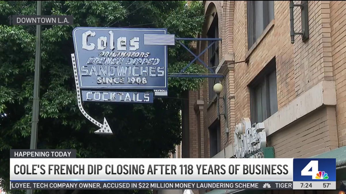 Cole's French Dip closing after 118 years of business