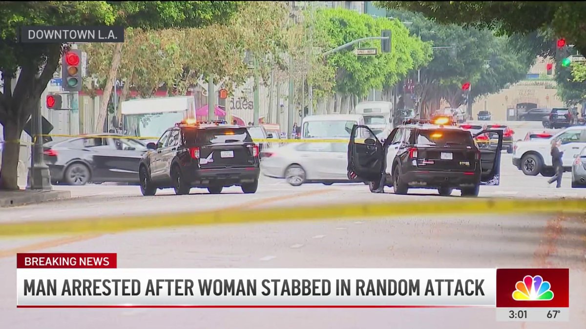 Man arrested in downtown LA stabbing – NBC Los Angeles