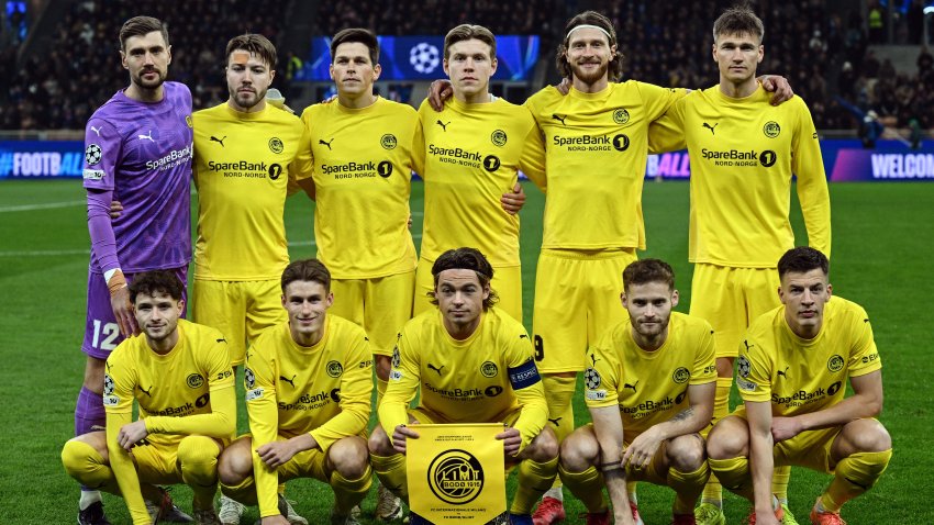 Bodo Glimt lines up in the Champions League.