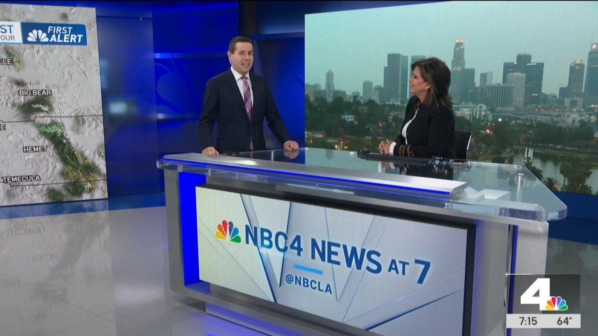 First Alert Forecast: Chance of Rain – NBC Los Angeles