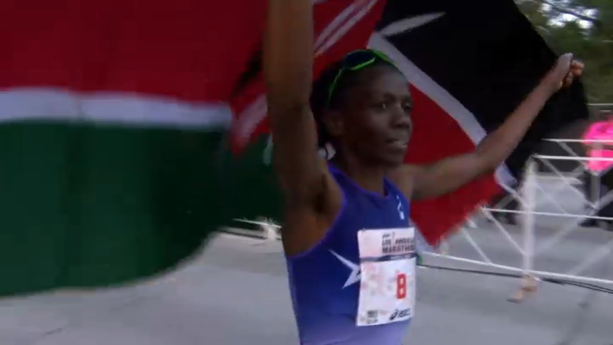 Kenya's Priscah Cherono leads from Mile 1 to win 2026 Los Angeles Marathon