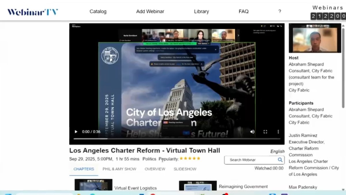 Webinar streaming site raises privacy concerns