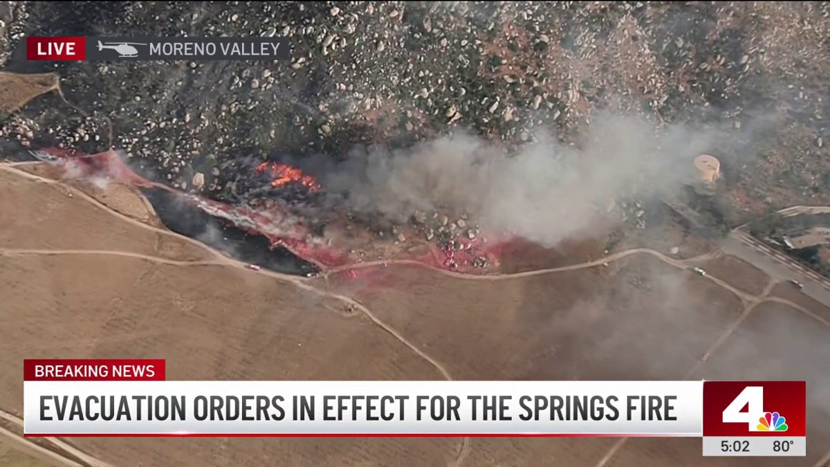 Fire crews make progress in Moreno Valley, but winds are still a threat ...