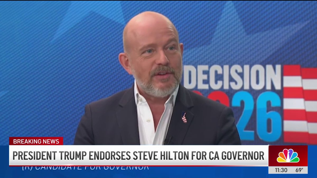 President Trump endorses Steve Hilton for California governor – NBC Los ...