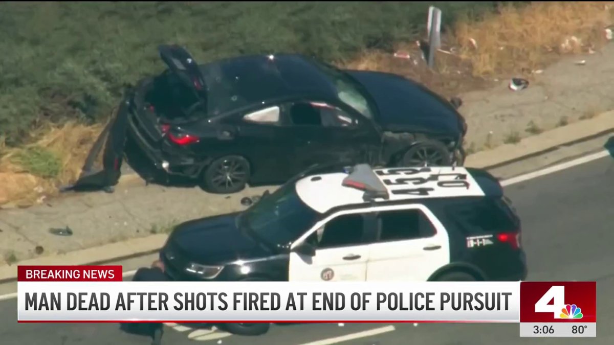 Pursuit suspect shot and killed by LAPD officers – NBC Los Angeles
