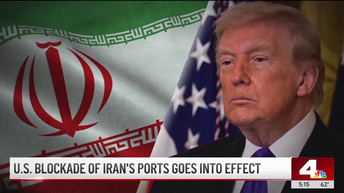 U.S. begins blockade in Strait of Hormuz – NBC Los Angeles