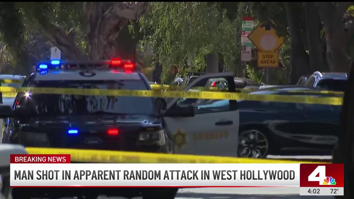 Random shooting attack injures a man in West Hollywood – NBC Los Angeles