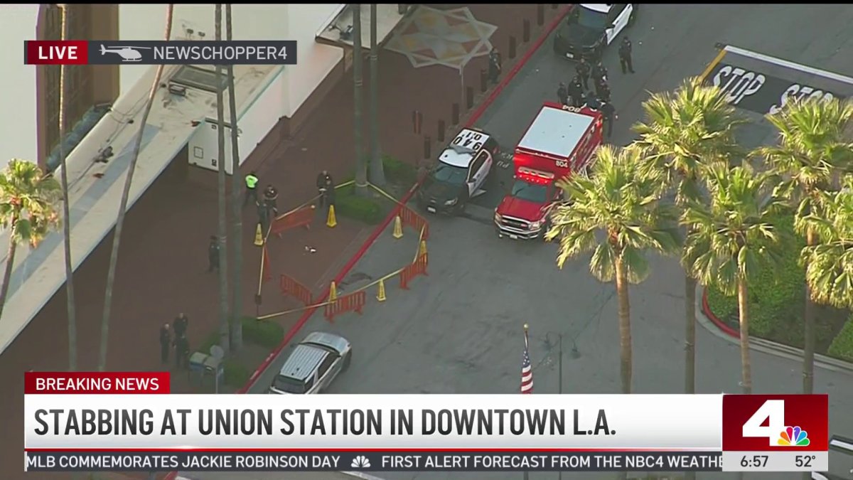Stabbing at Union Station in downtown LA – NBC Los Angeles