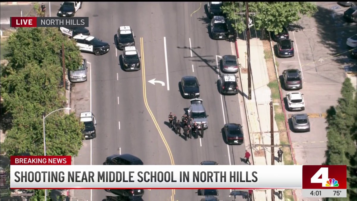 Shots fired near a middle school in North Hills – NBC Los Angeles