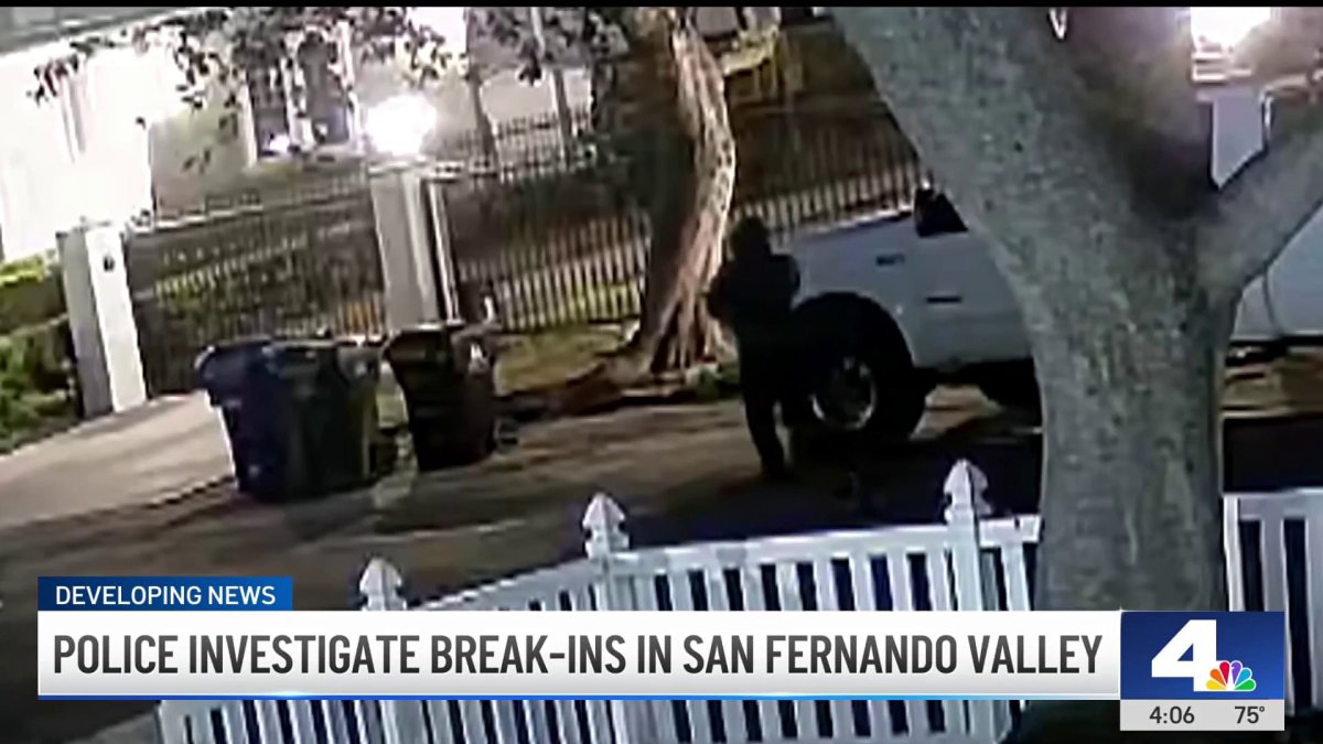 Man checking out homes before burglary in San Fernando Valley – NBC Los ...