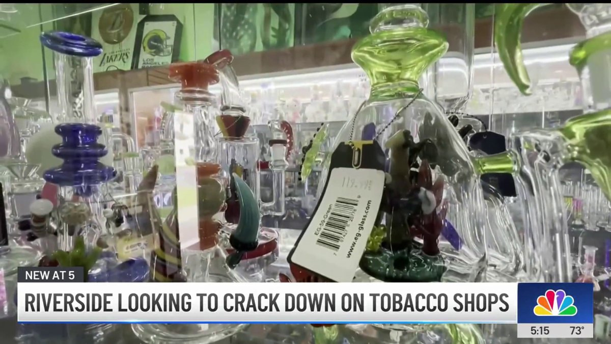 Riverside looks to crack down on tobacco shops near schools – NBC Los  Angeles