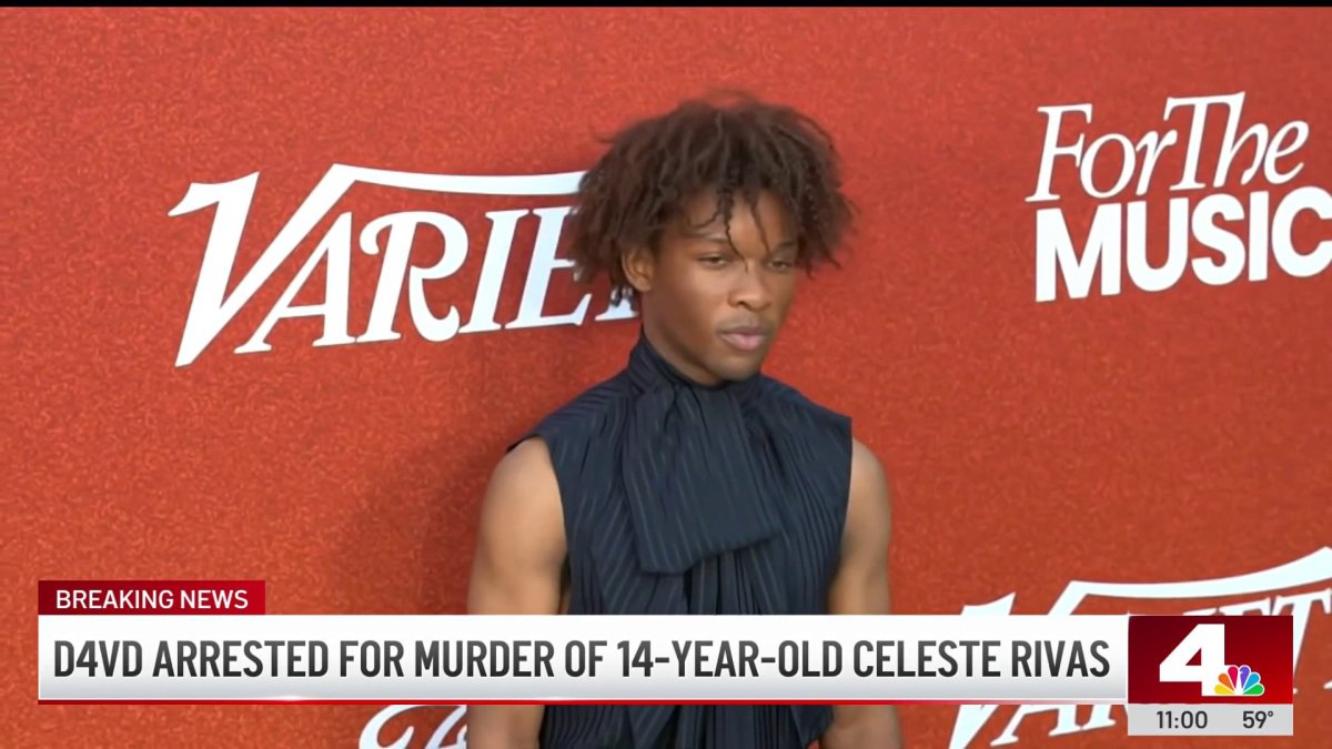 D4vd arrested for murder of 14-year-old Celeste Rivas – NBC Los Angeles