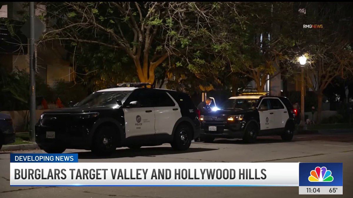 Burglars target San Fernando Valley and Hollywood Hills – NBC Los Angeles