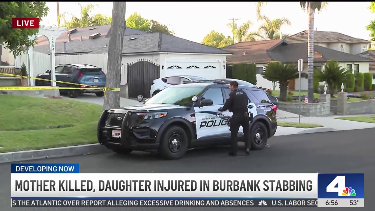 Mother killed, daughter injured in Burbank stabbing – NBC Los Angeles