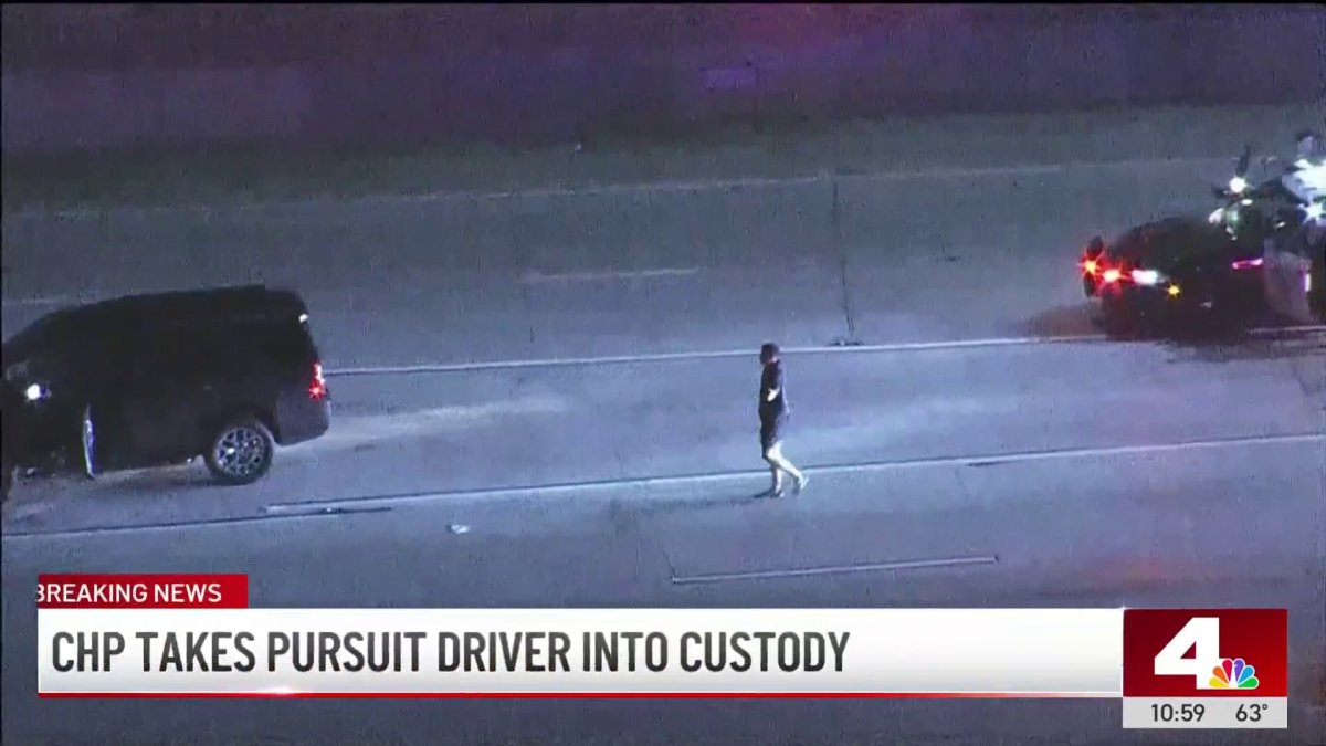 CHP takes pursuit driver into custody in San Gabriel Valley – NBC Los ...