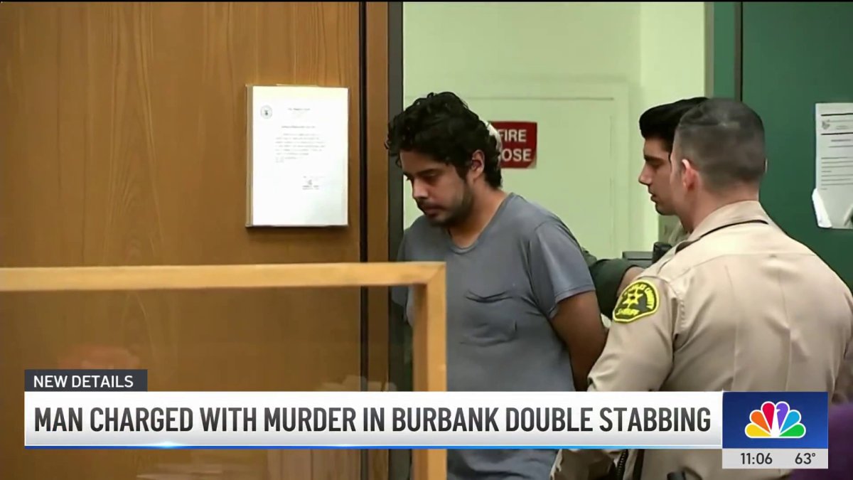 Man charged with murder in Burbank double stabbing – NBC Los Angeles